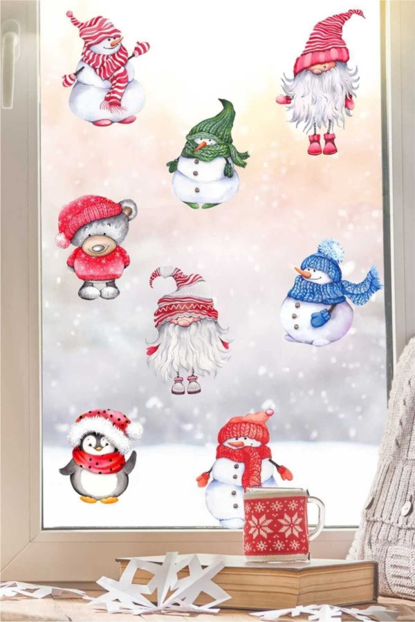 Yılbaşı Temalı Mini Set Sticker Yılbaşı Temalı Mini Set Sticker