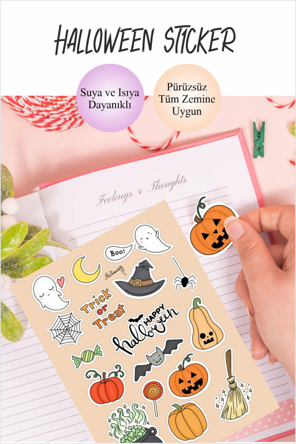 Halloween Sticker - Cadılar Bayramı Etiket