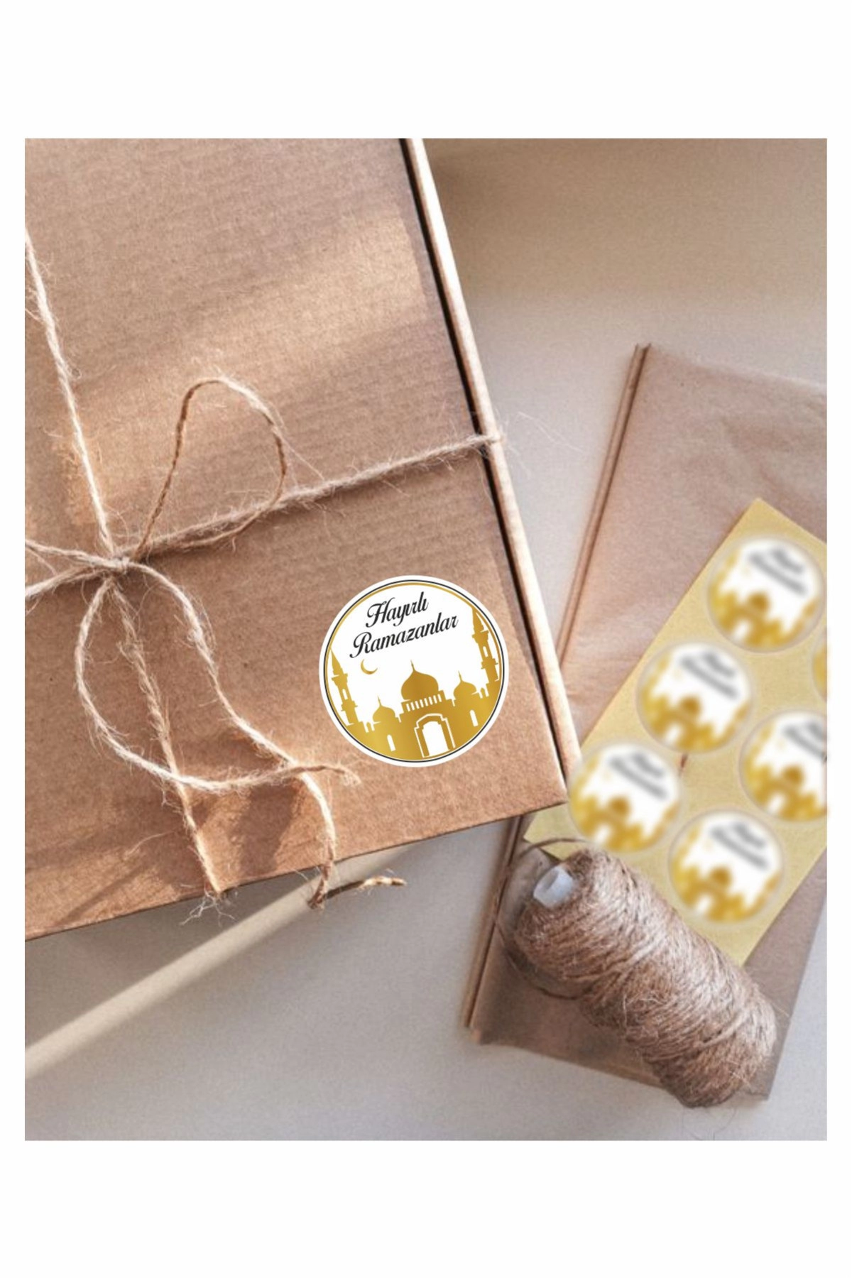 Hayırlı Ramazanlar - Ramazan Süsleme, Hediye, Paketleme Sticker - A5