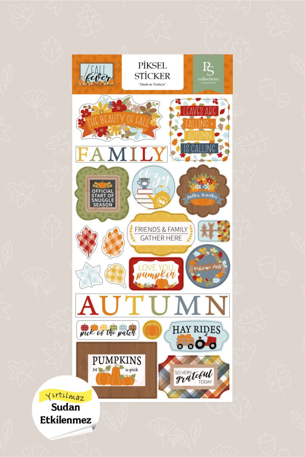 Sonbahar Popüler Sticker, Autumn, Pumpkins