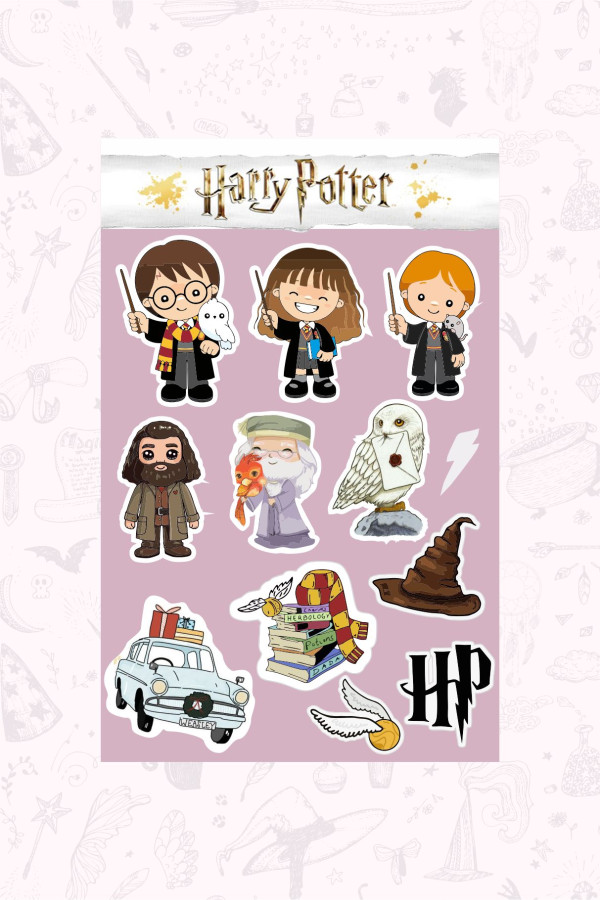 Harry Potter Tekli Sticker Seti