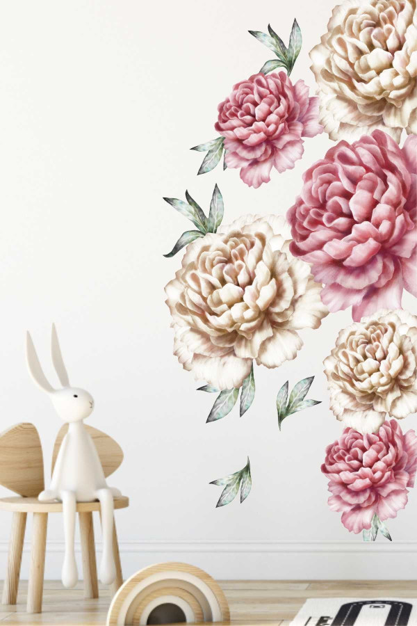 ŞAKAYIK ÇİÇEK DUVAR STİCKER