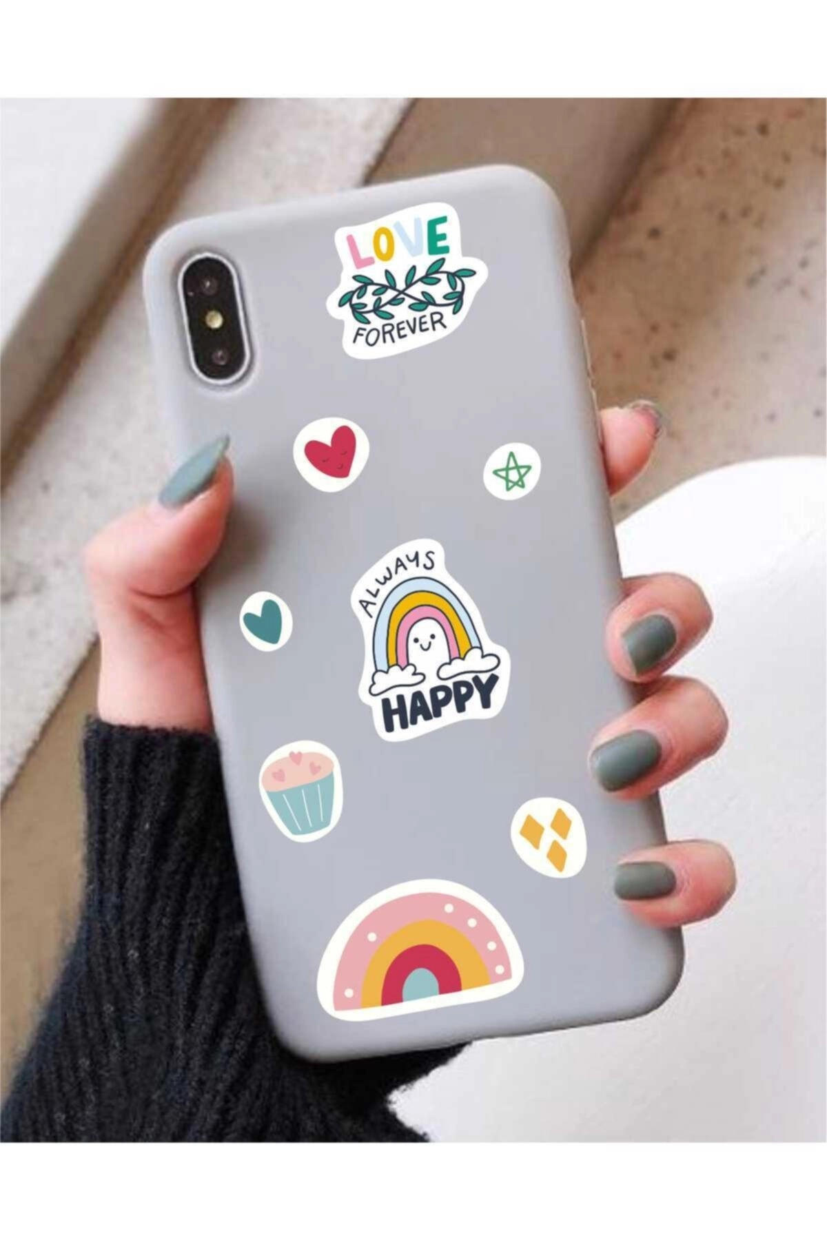 Mavi Telefon Tablet Stickerı