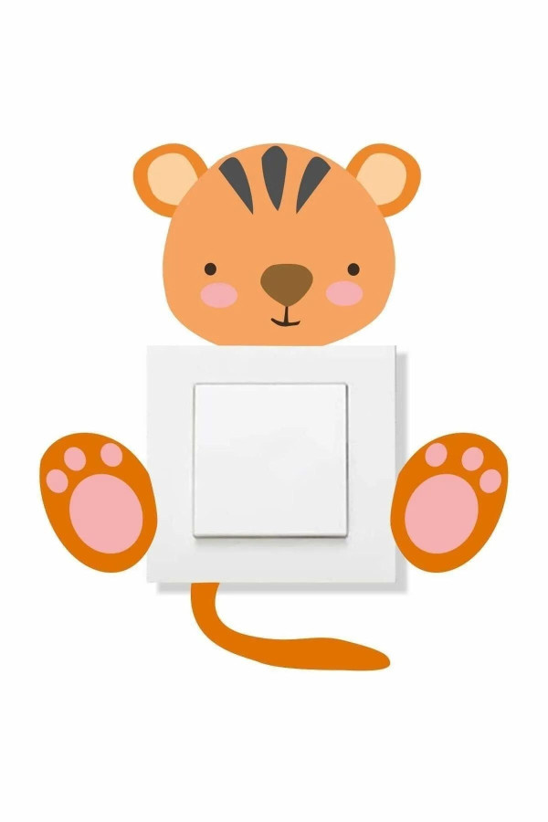 Sevimli Kedi Priz Sticker