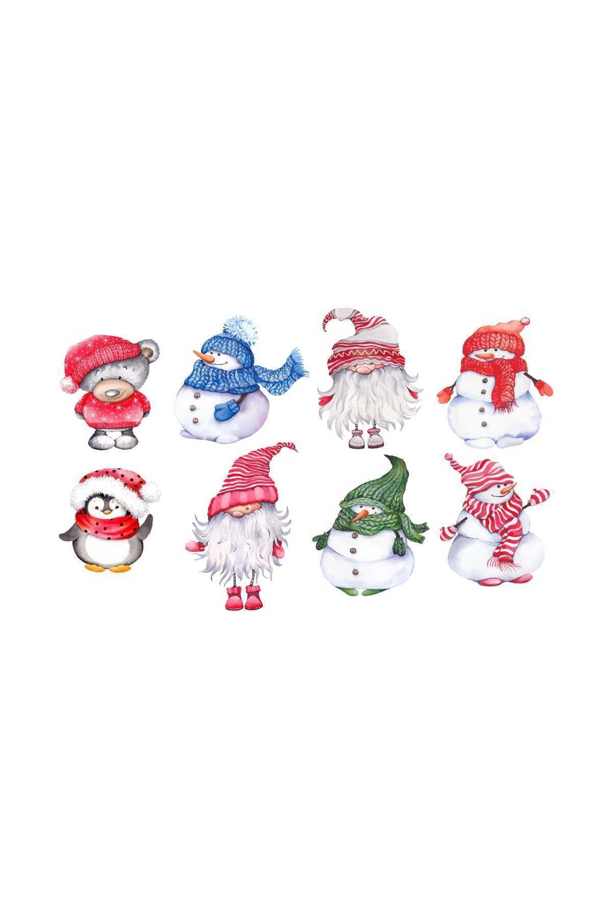 Yılbaşı Temalı Mini Set Sticker
