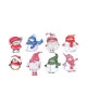 Yılbaşı Temalı Mini Set Sticker