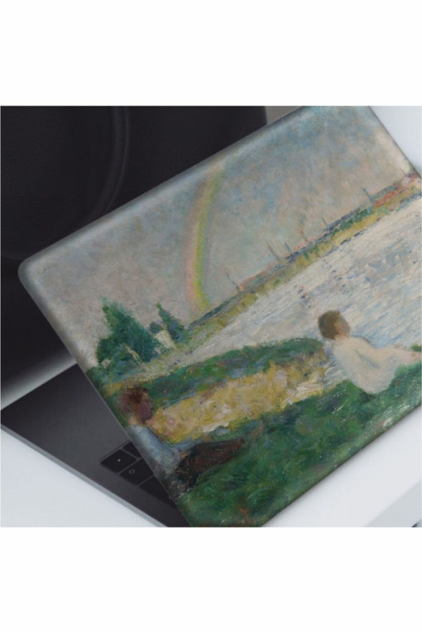 The Rainbow Study for 'Bathers at Asnières' Laptop Sticker Kaplama The Rainbow Study for 'Bathers at Asnières' Laptop Sticker Kaplama