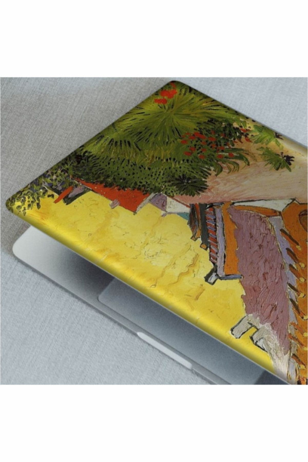 Street in Saintes - Maries Laptop Sticker Kaplama