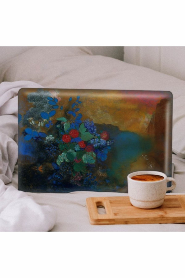Odilon Redon - Ophelia Among The Flowers Laptop Sticker Kaplama