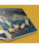 Sanatsal Japon Denizi Laptop Sticker Kaplama