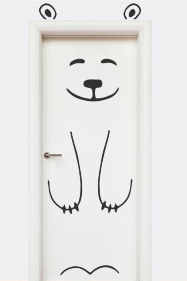 KUTUP AYISI  KAPI STİCKER KUTUP AYISI  KAPI STİCKER