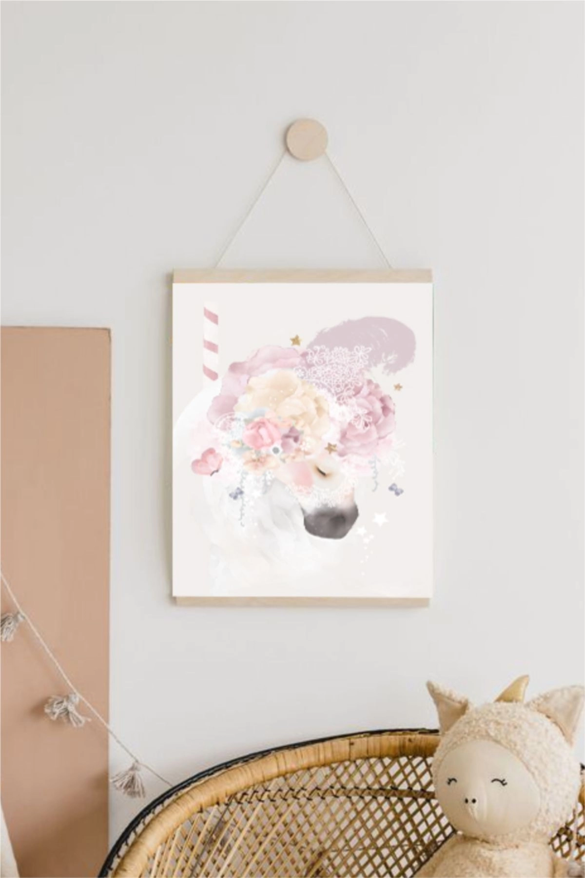 Atlı Karınca Askılı Kanvas Poster Tablo Duvar Dekoru