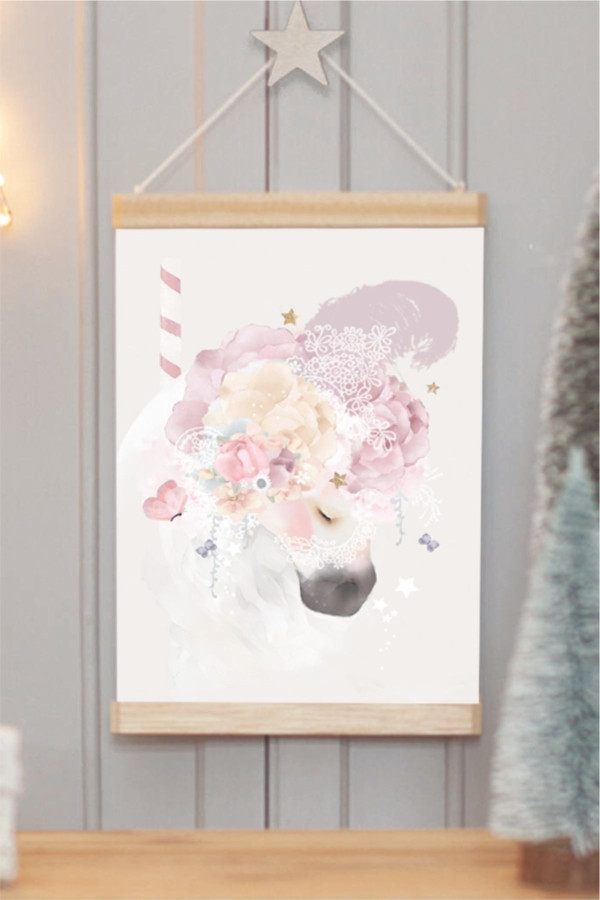 Atlı Karınca Askılı Kanvas Poster Tablo Duvar Dekoru