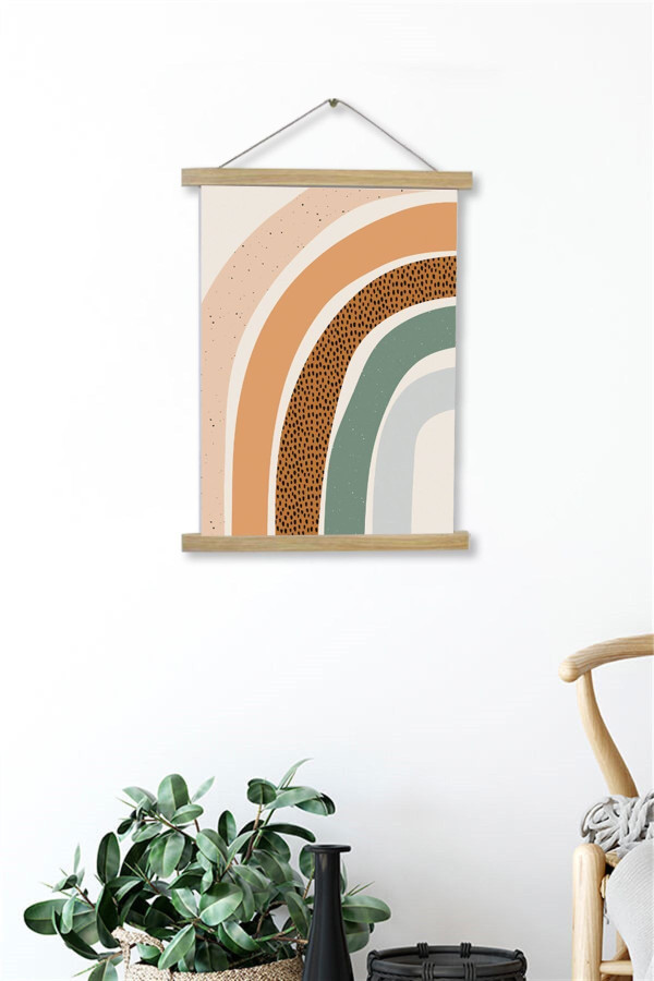 Bohemian İpli Askılı Kanvas Poster Tablo Duvar Dekoru Bohemian İpli Askılı Kanvas Poster Tablo Duvar Dekoru