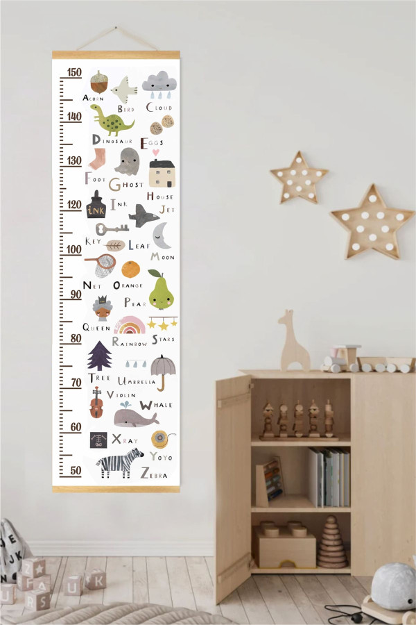 Eğitici Askılı Kanvas Boy Ölçer Eğitici Askılı Kanvas Boy Ölçer