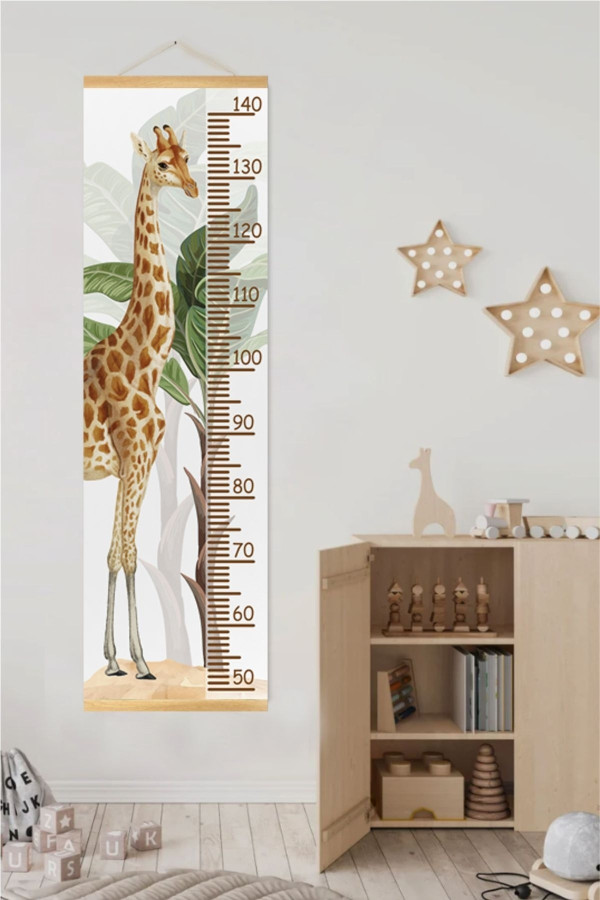 Zürafa Askılı Kanvas Boy Ölçer Zürafa Askılı Kanvas Boy Ölçer