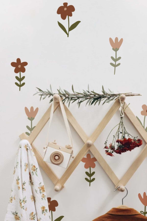 Çayır Çiçekleri Dekoratif Duvar Sticker Çayır Çiçekleri Dekoratif Duvar Sticker