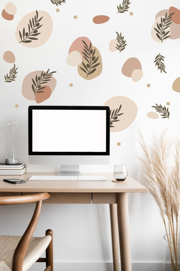 Boho Desen Zeytin Dalı Boho Desen Zeytin Dalı