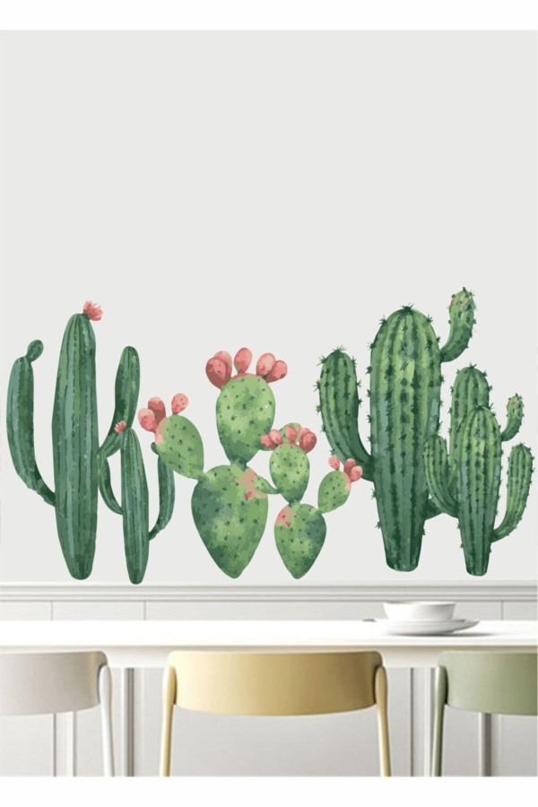 Kaktüs Duvar Sticker Kaktüs Duvar Sticker