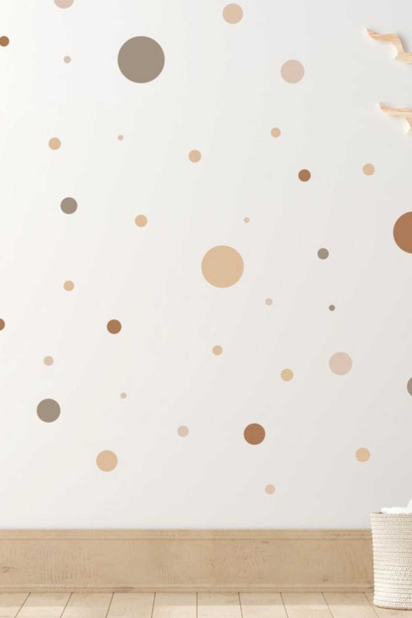 Bohem Noktalar Duvar Sticker Bohem Noktalar Duvar Sticker