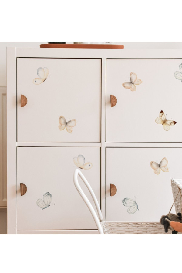 Pastel Kelebekler Çocuk Odası Duvar Sticker