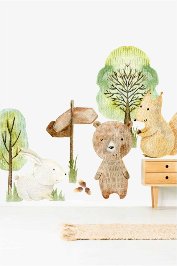 Sevimli Dostlar 2  Çocuk Odası Sticker Sevimli Dostlar 2  Çocuk Odası Sticker