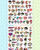 Powerpuff Girls 75 Adet Çıkartma Sticker Seti - Kalem, Laptop Defter Suluk Sticker