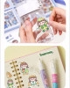 Kawaii Yeşil Renk 110 Adet Anime Çıkartma Sticker Seti - Kalem, Laptop Defter Suluk Sticker