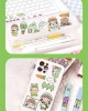 Kawaii Yeşil Renk 110 Adet Anime Çıkartma Sticker Seti - Kalem, Laptop Defter Suluk Sticker