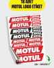 Motul Sticker ve Etiket Seti – Araba/Motosiklet Uyumlu, Su Geçirmez 18 Adet Etiket