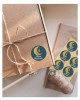 Hayırlı Bayramlar 24 Adet Gold Yeşil Süsleme, Hediye, Paketleme Sticker - A5