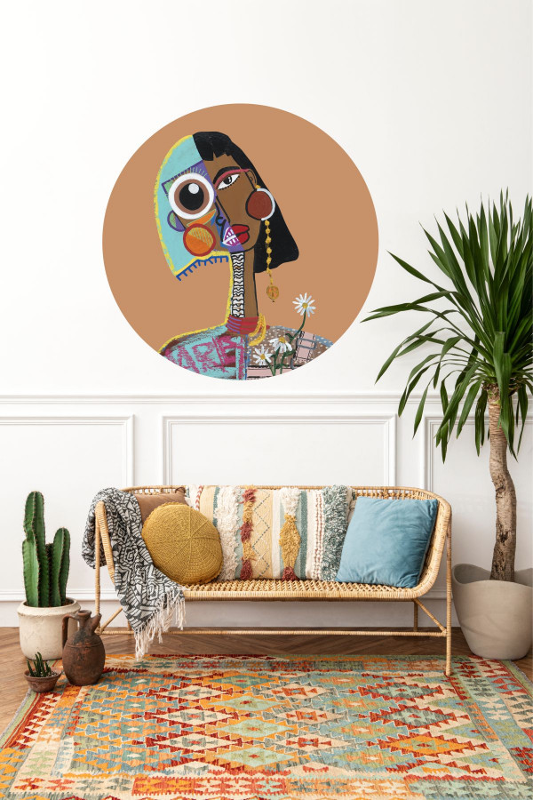 Woman's Story Tam Daire Bohem Sticker