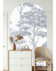 Bohemian Tree Bohem Oval Duvar Sticker