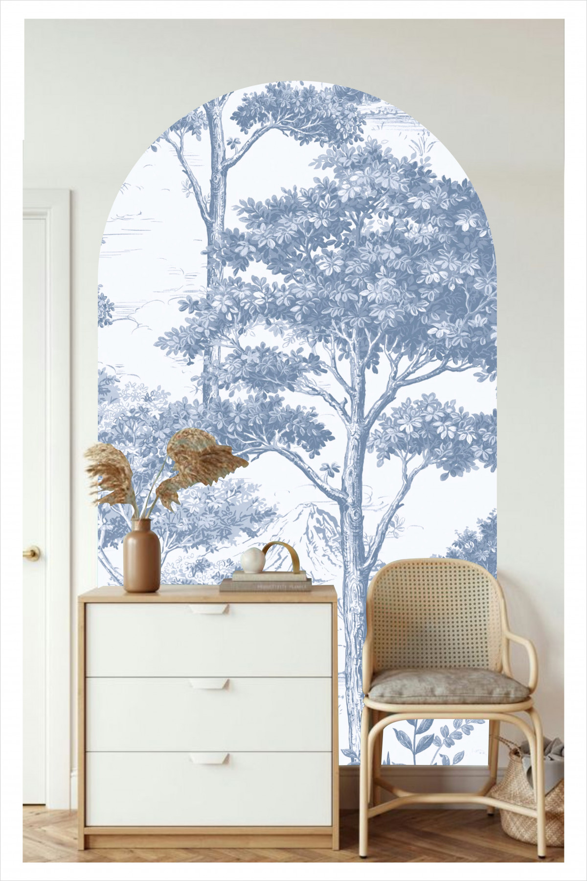 Bohemian Tree Bohem Oval Duvar Sticker