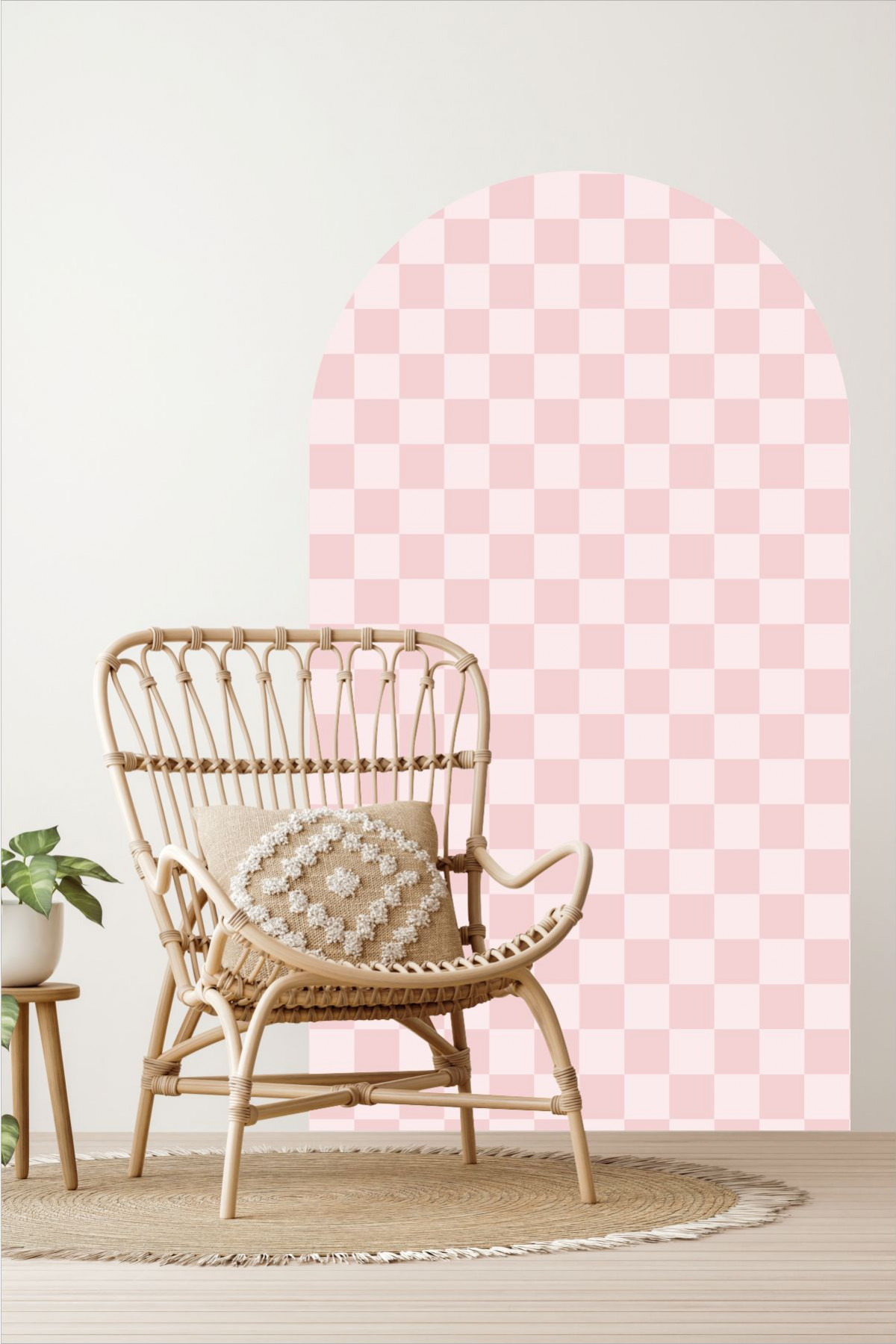 Mozaik Desen Bohem Oval Duvar Sticker