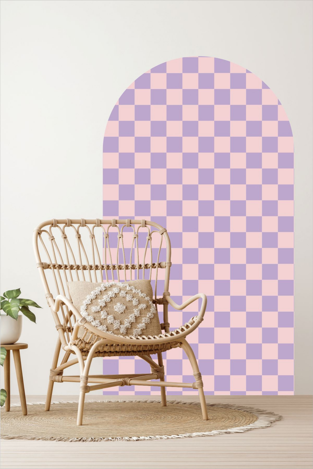 Mozaik Desen Bohem Oval Duvar Sticker