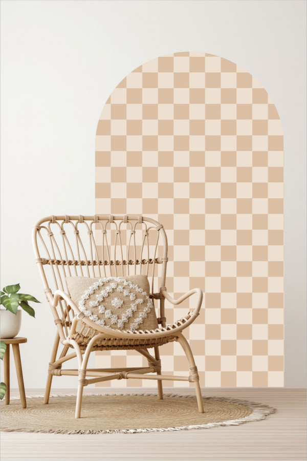 Mozaik Desen Bohem Oval Duvar Sticker