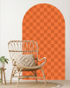 Mozaik Desen Bohem Oval Duvar Sticker