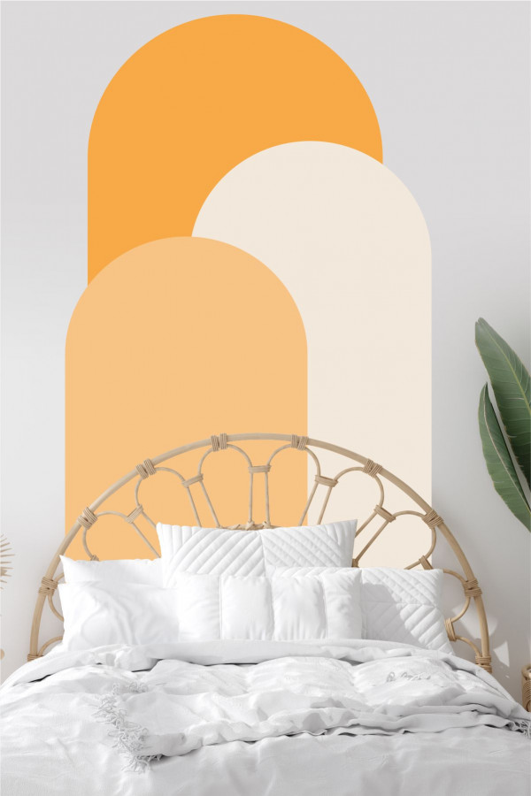 Bohem Bloklar 3'lü Duvar Sticker