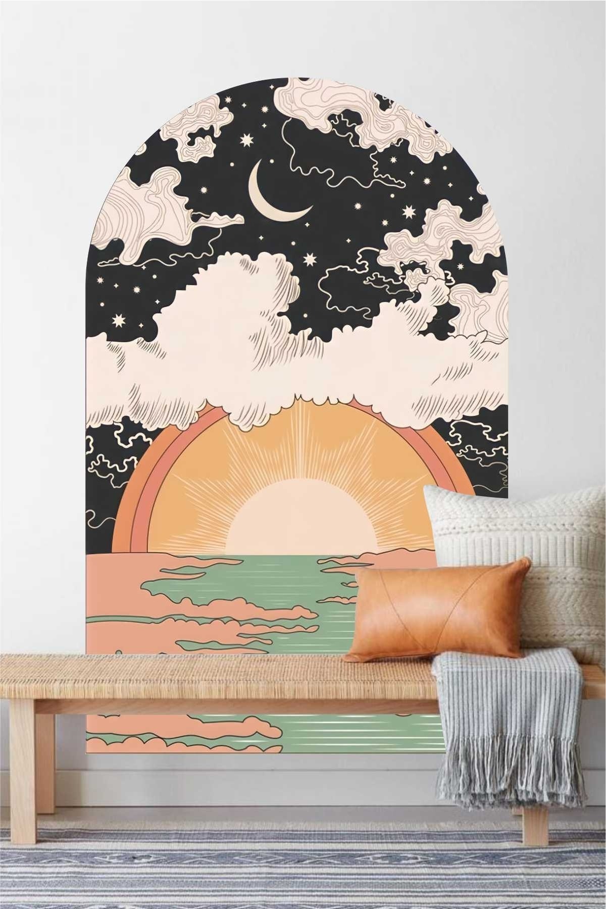 The Sun Will Rise Bohemian Duvar Sticker