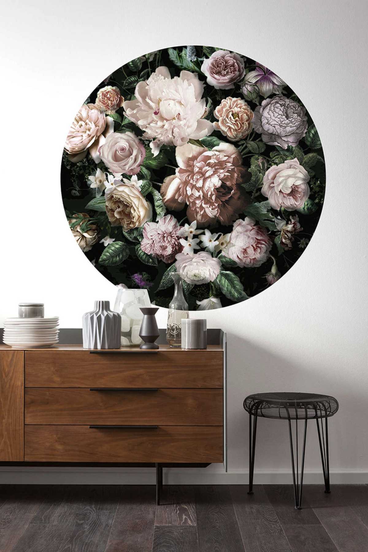 Şakayık Tam Daire Bohem Sticker