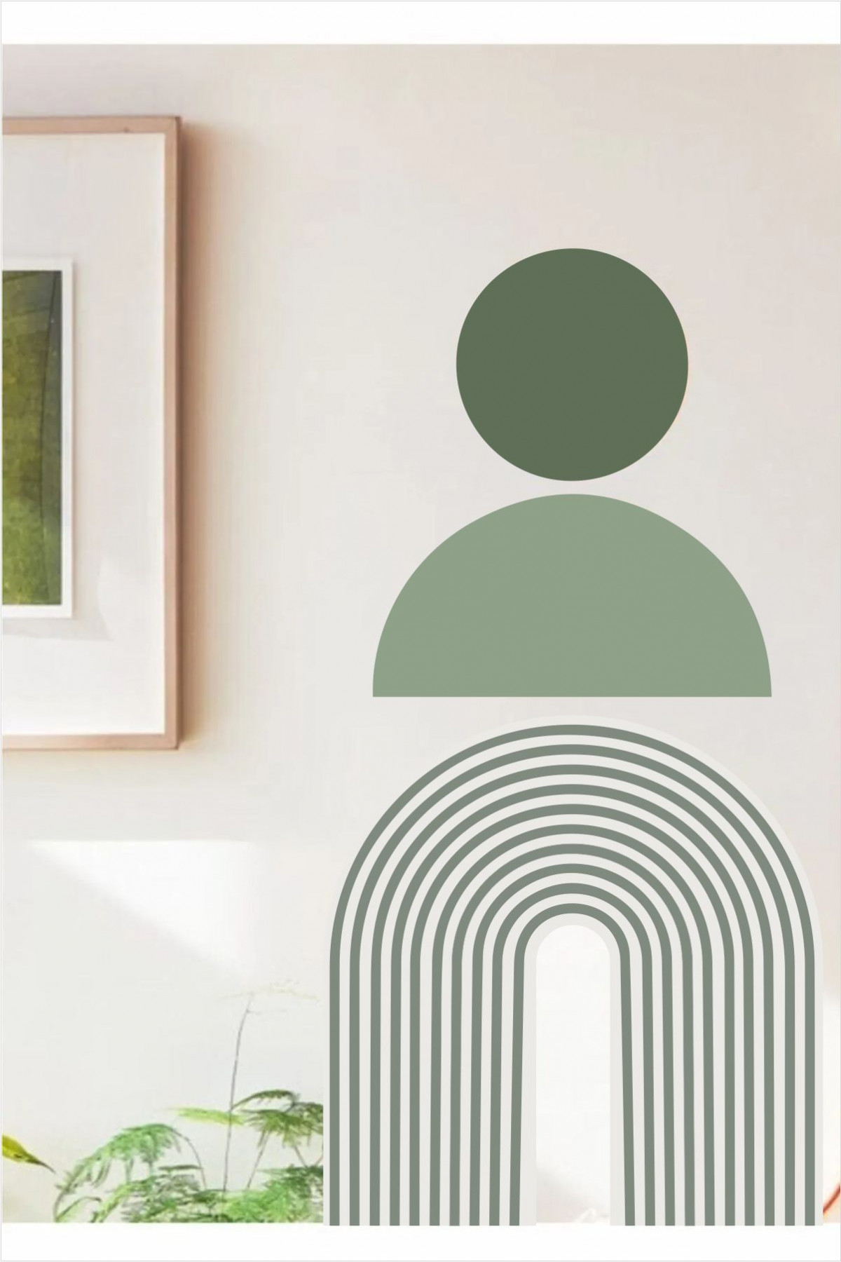 Geometrik Bohem Duvar Stickerı