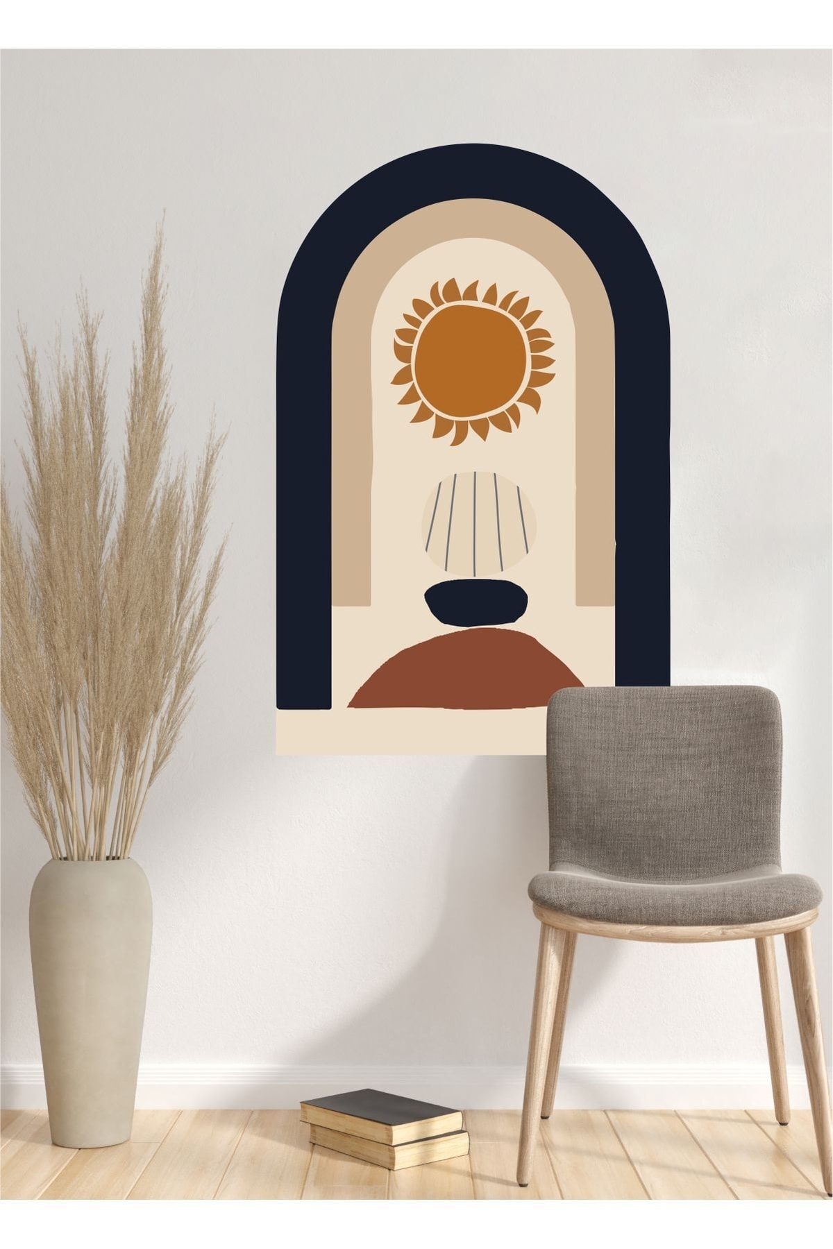 Soyut Desert Bohem Duvar Sticker