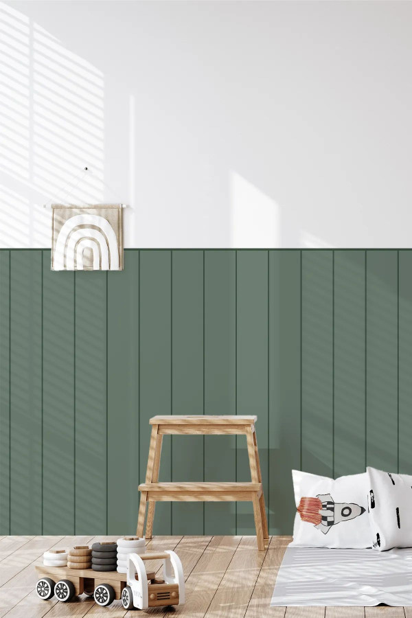 Çizgili Duvar Panel Folyosu, Dekoratif Çizgili Duvar Desen kaplama Folyosu