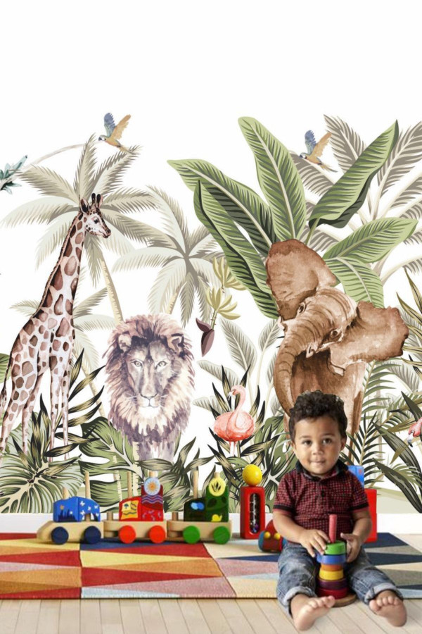 Tropical Yaşam  Duvar Kaplama Folyosu Tropical Yaşam  Duvar Kaplama Folyosu