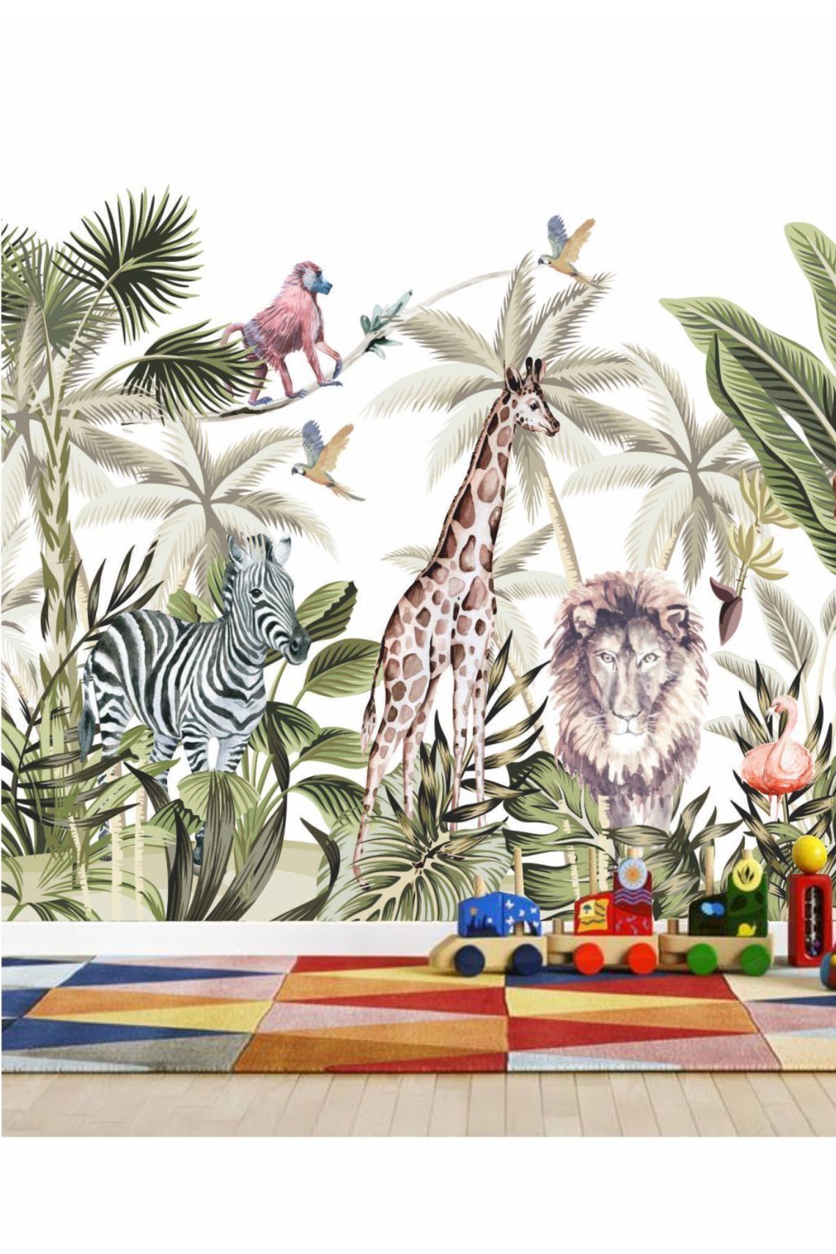 Tropical Yaşam  Duvar Kaplama Folyosu