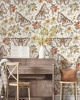 Vintage Blooming Roses Duvar Kaplama Folyosu