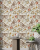 Vintage Blooming Roses Duvar Kaplama Folyosu