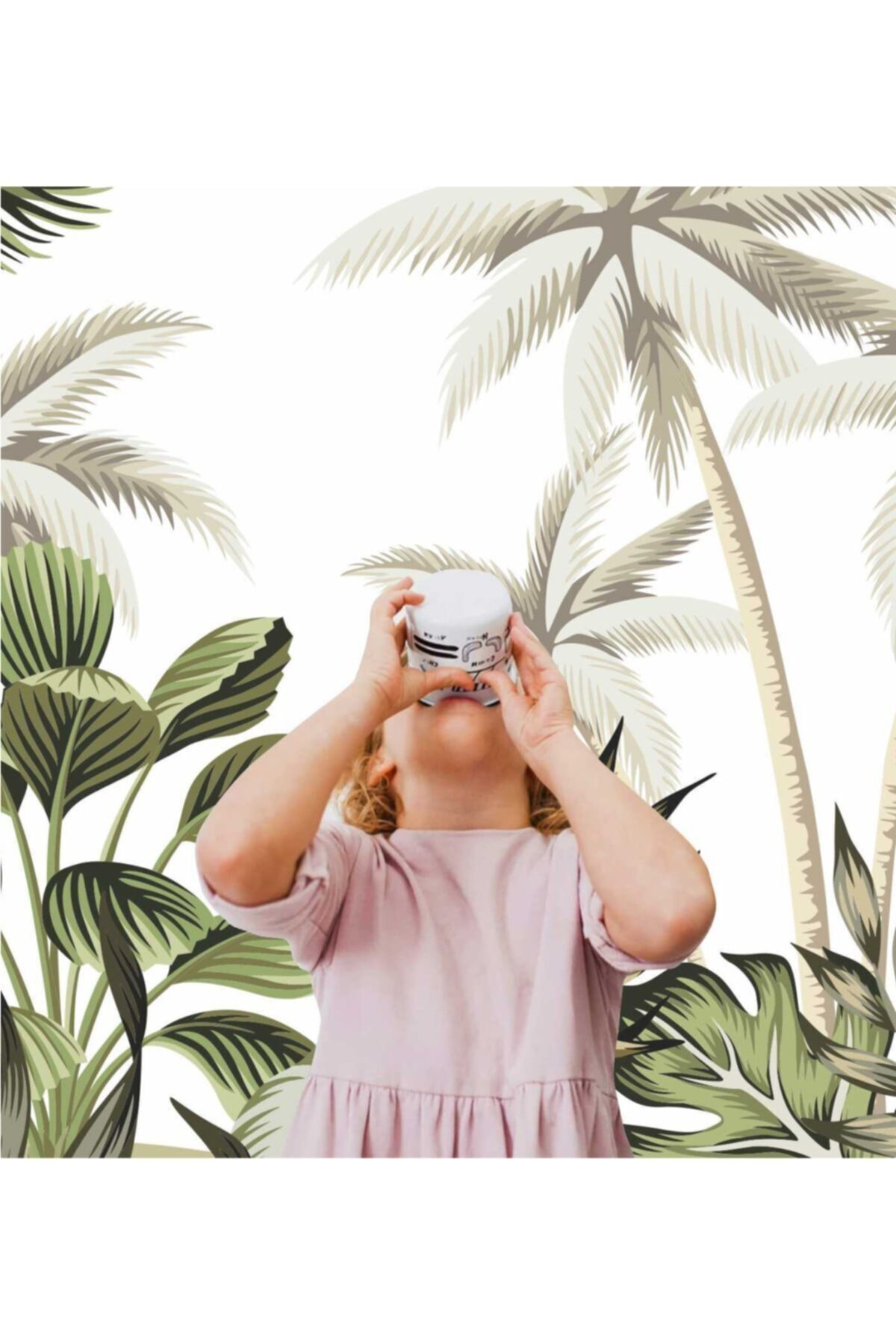Tropical Vintage Duvar Kaplama Folyosu