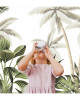 Tropical Vintage Duvar Kaplama Folyosu